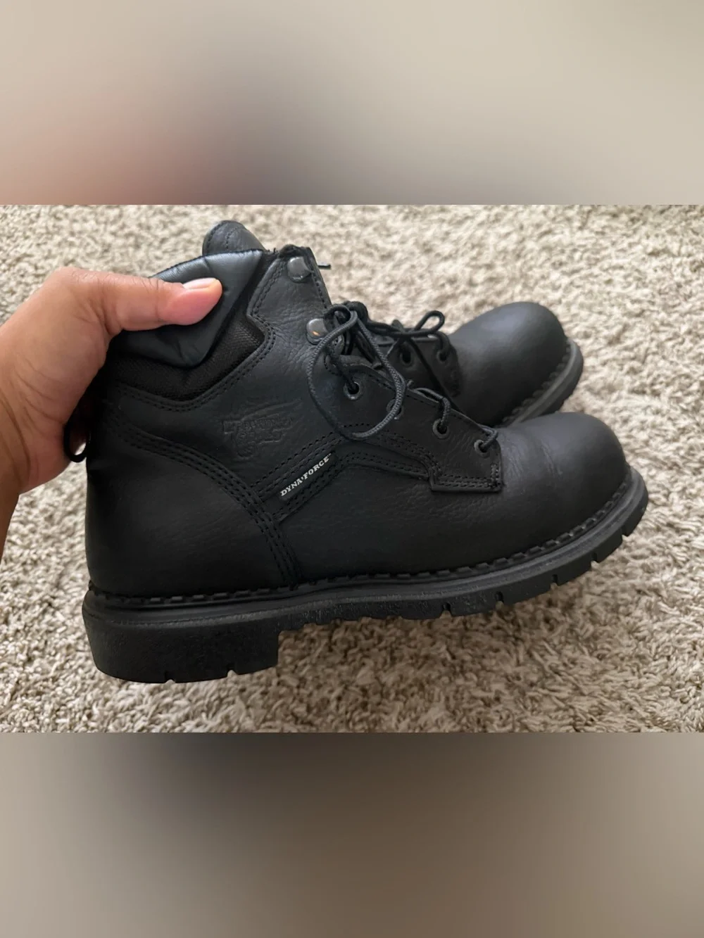 Red Wing DynaForce Black Men's Work Boots